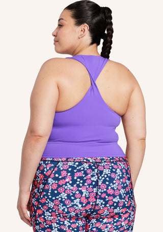 Cadent Twist Back Crop Tank