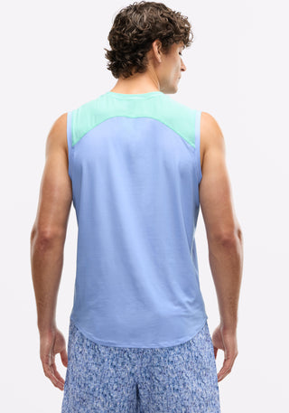 Essential Jersey Paneled Muscle Tank