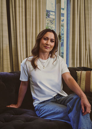 Cumulus Relaxed Tee - White