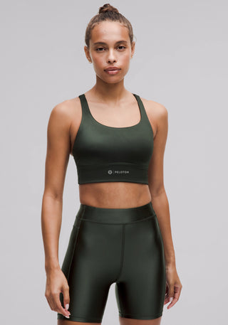 lululemon Energy Longline Bra | Medium Support, B–D Cups Satin Shine