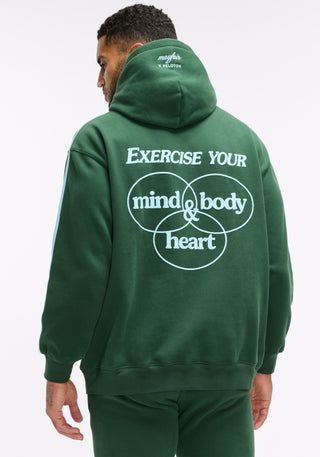 Exercise Your Mind, Body & Heart Oversized Hoodie