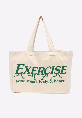 Exercise Your Mind, Body & Heart Tote Bag