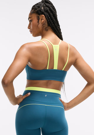 Cadent Faux Layered Double Strap Bra