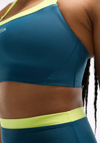 Cadent Faux Layered Double Strap Bra