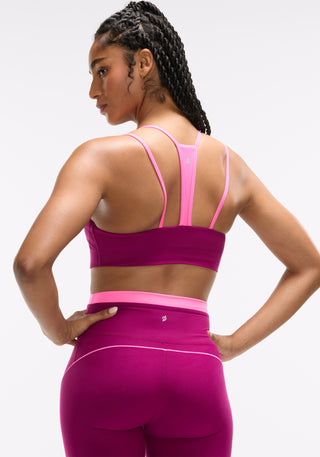 Cadent Faux Layered Double Strap Bra