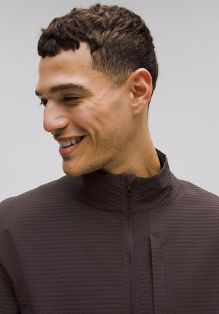 Grid Fleece Full-Zip Jacket