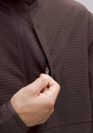 Grid Fleece Full-Zip Jacket