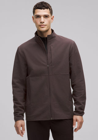 Grid Fleece Full-Zip Jacket