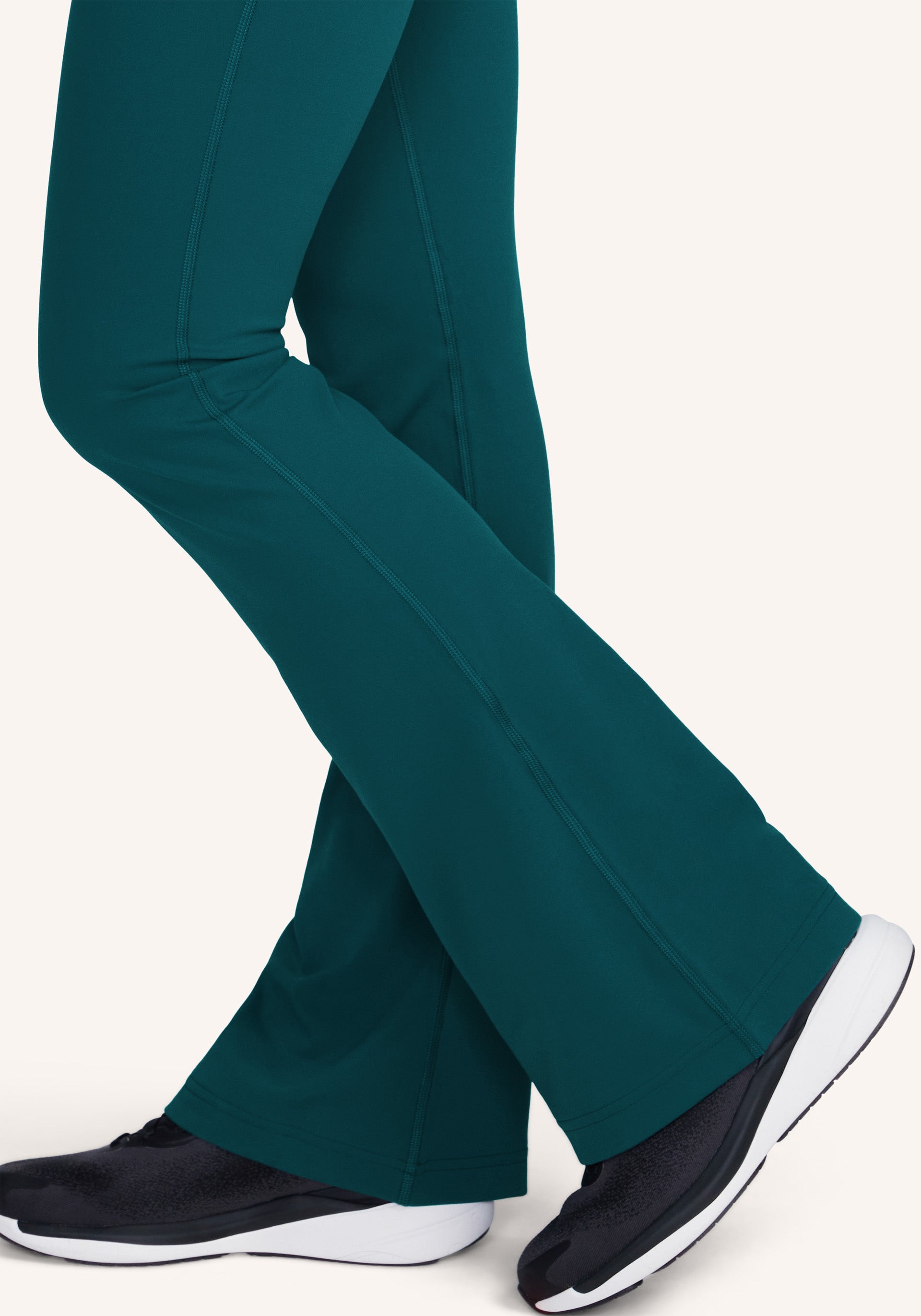 High Waist Womens Green Flare Yoga Pants With Groove Flares For Running,  Street Fitness, And Yoga Tight Belly, Nine Minute Length Style 307R From  Yq5664, $25.76
