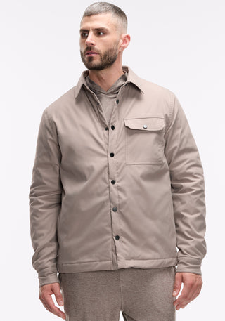 Insulated Snap-Front Overshirt