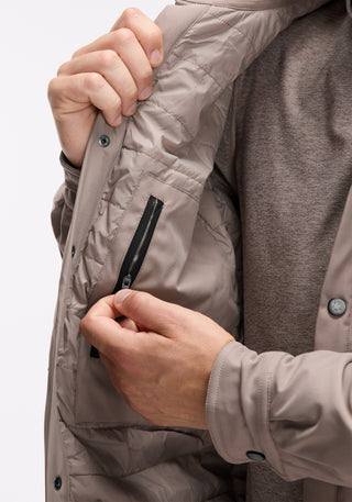 Insulated Snap-Front Overshirt