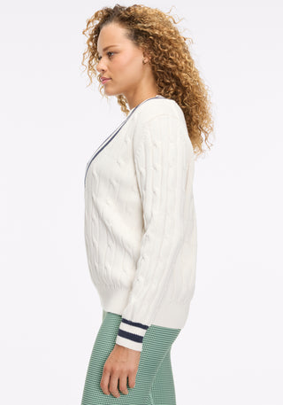 Louie V Neck Knit Sweater