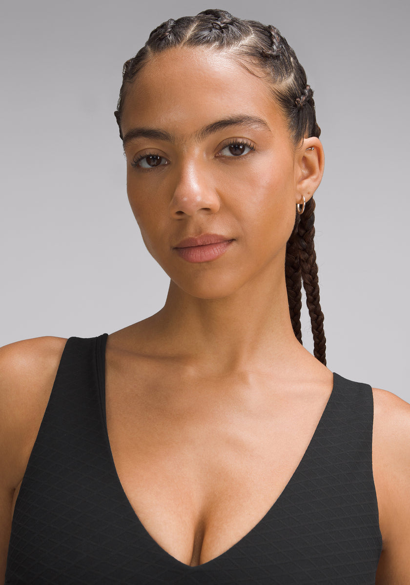 lululemon Align™ V-Neck Diamond Bra | Light Support, C/D Cup – Peloton ...