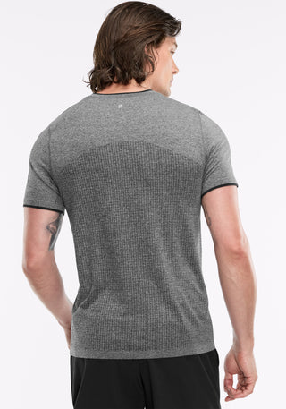 Seamless Melange Short Sleeve
