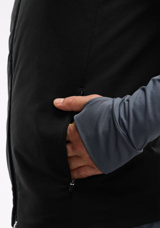 Padded Full Zip Run Vest