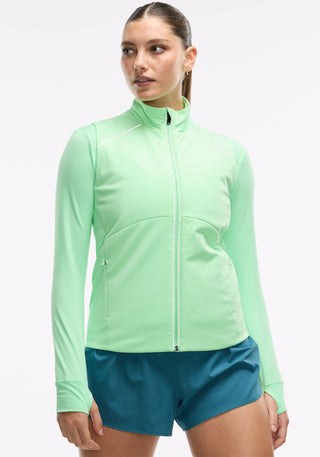 Padded Full Zip Run Vest