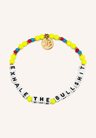 Peloton x Little Words Project Exhale the Bullshit Bracelet