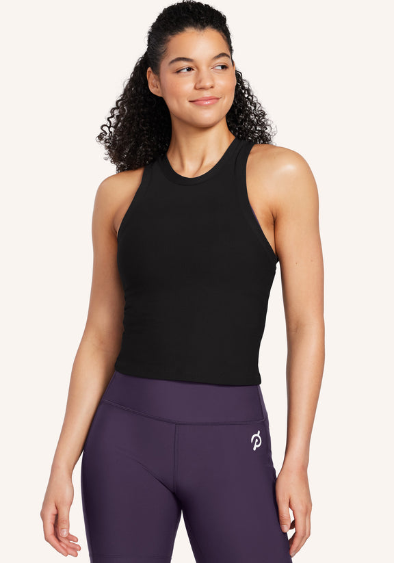 Women's Everyday Soft Racerback Tank Top - All In Motion™ Black 2x