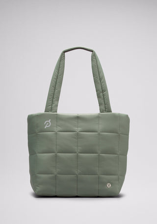 Quilted Grid Tote Bag 26L