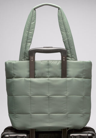 Quilted Grid Tote Bag 26L