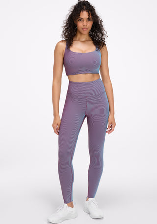 Dual Tone Rib High Rise Tight 25"