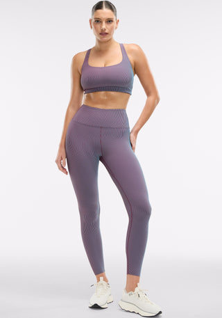 Dual Tone Rib High Rise Tight 25"