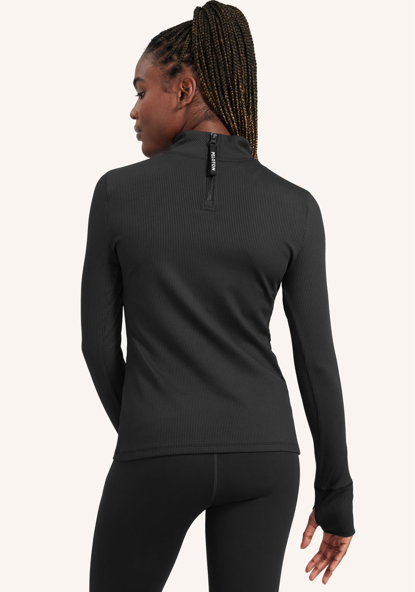 Rib Mock Neck Long Sleeve – Peloton Apparel US