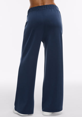 Washed Interlock Pintuck Pant