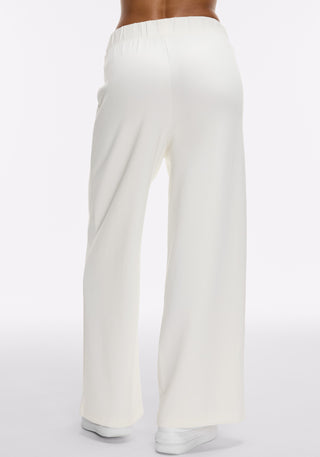 Washed Interlock Pintuck Pant