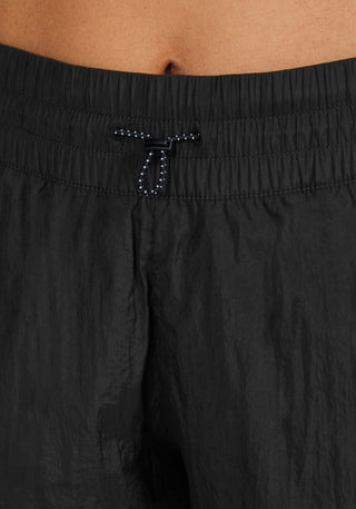 Crinkle Nylon Double Layer Run Short