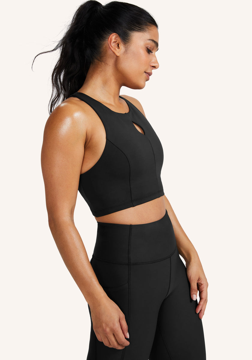Precise And Charged High Neck Crop Bra Peloton Apparel US precise-and-charged-high-neck-crop-bra-peloton-apparel-us