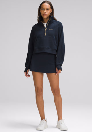 Scuba Oversized Funnel-Neck Half Zip