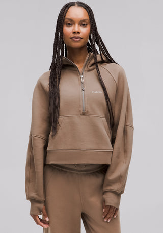 Scuba Oversized Half-Zip Hoodie