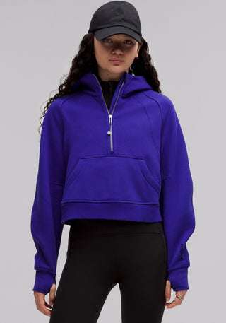 Scuba Oversized Half-Zip Hoodie