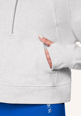 Scuba Oversized Half-Zip Hoodie