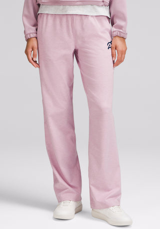 Soft Jersey Straight-Leg Mid-Rise Pant