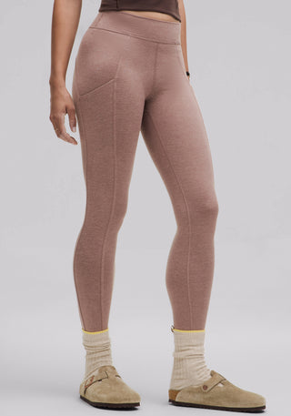 Soft Sueded High-Rise Tight 25"