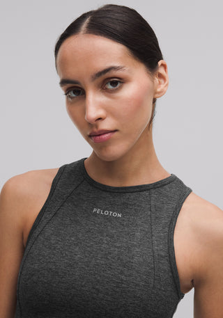 Softy Suedey Crewneck Cropped Tank Top