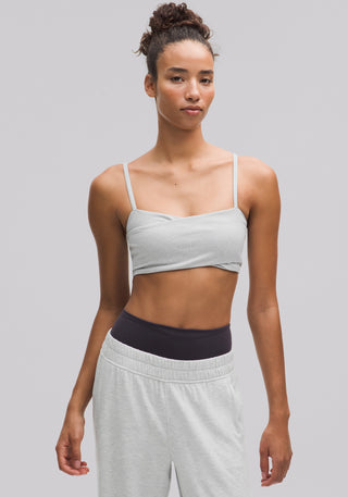 Softy Suedey Wrap-Front Bra | Light Support, B/C Cup