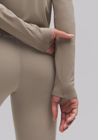 Swiftly Mesh-Back Long-Sleeve Shirt