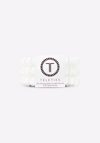 Coconut White Large Hair Coils - 3 Pack