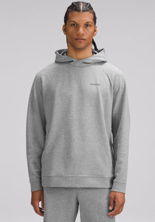 Textured Double-Knit Cotton Hoodie