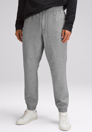 Textured Double-Knit Cotton Jogger