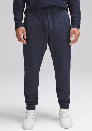 Textured Double-Knit Cotton Jogger