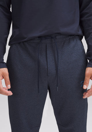 Textured Double-Knit Cotton Jogger