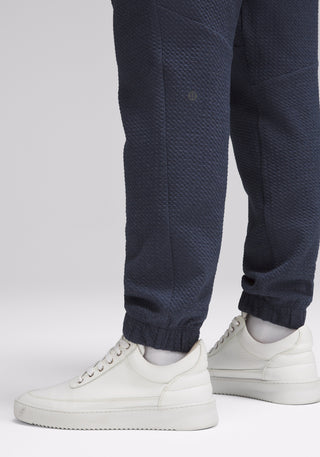 Textured Double-Knit Cotton Jogger