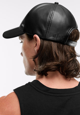 Vegan Leather Baseball Cap