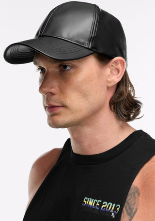 Vegan Leather Baseball Cap