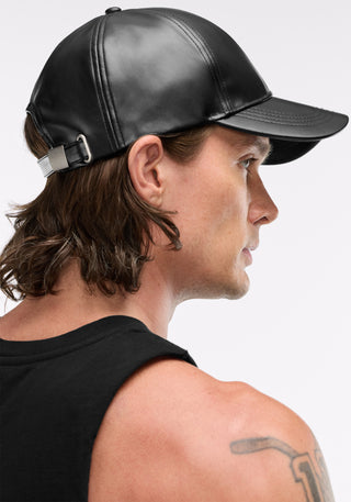 Vegan Leather Baseball Cap