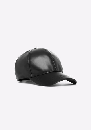 Vegan Leather Baseball Cap